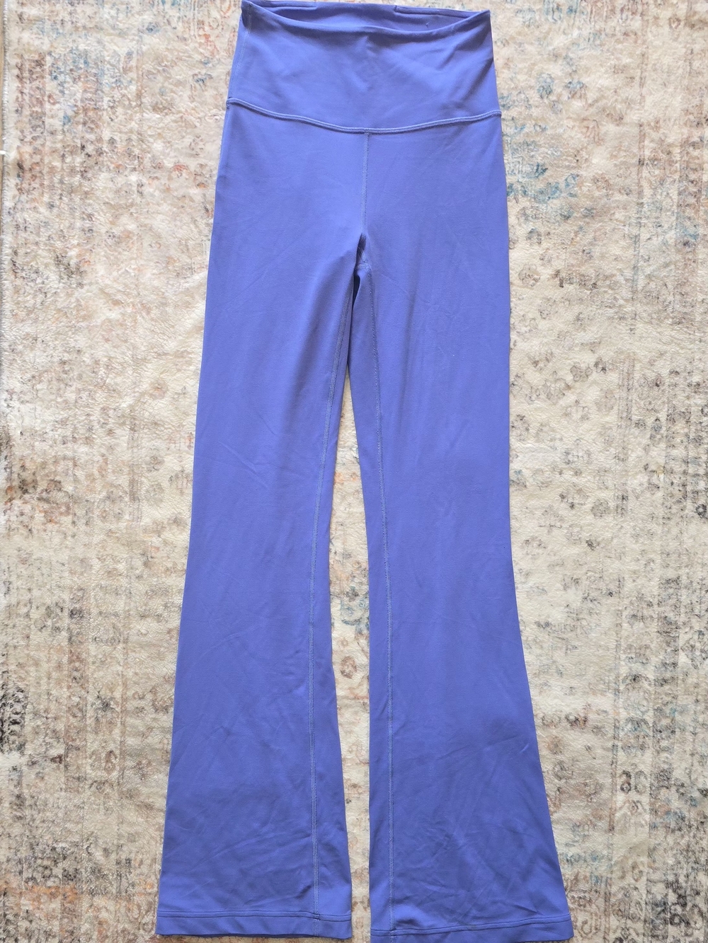 Lululemon Groove High Rise Flared Pant Wild Indigo Soft buttery Size 4 - Picture 2 of 7